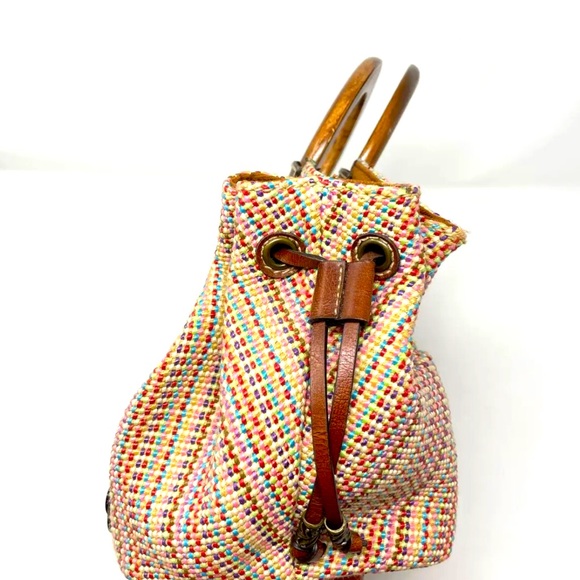 Fossil Multicoloured woven bag.Great condition - Picture 8 of 11